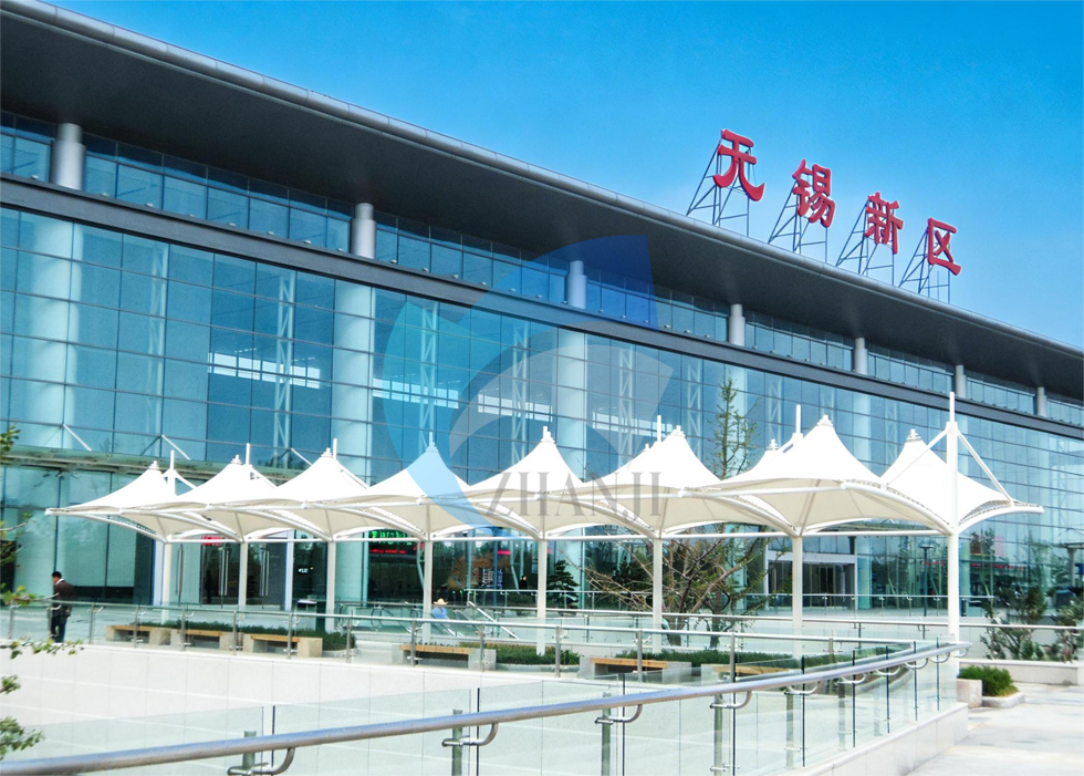 无锡城际铁路站台膜结构
