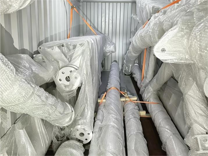 交付不停歇，展冀环境一批批设备及组件陆续发往美英等国项目现场！